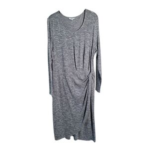 bar III Super Soft Gray Long Sleeve Women's Sweater Dress Size XXL